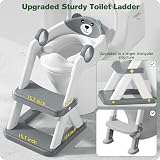 RABB 1ST 2in1 Potty Training Seat with Step Stool Grey view 3