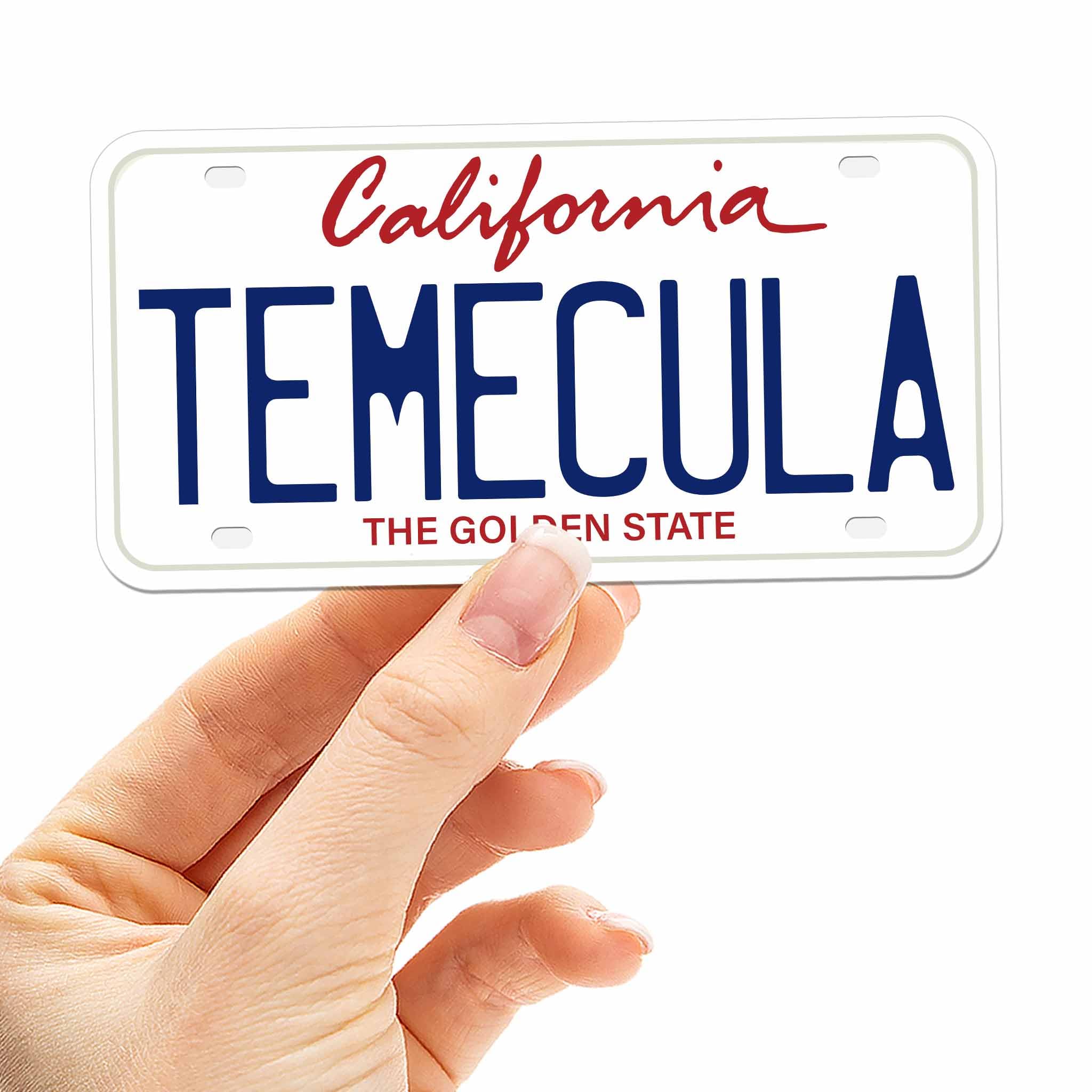 California License Plate Stickers for