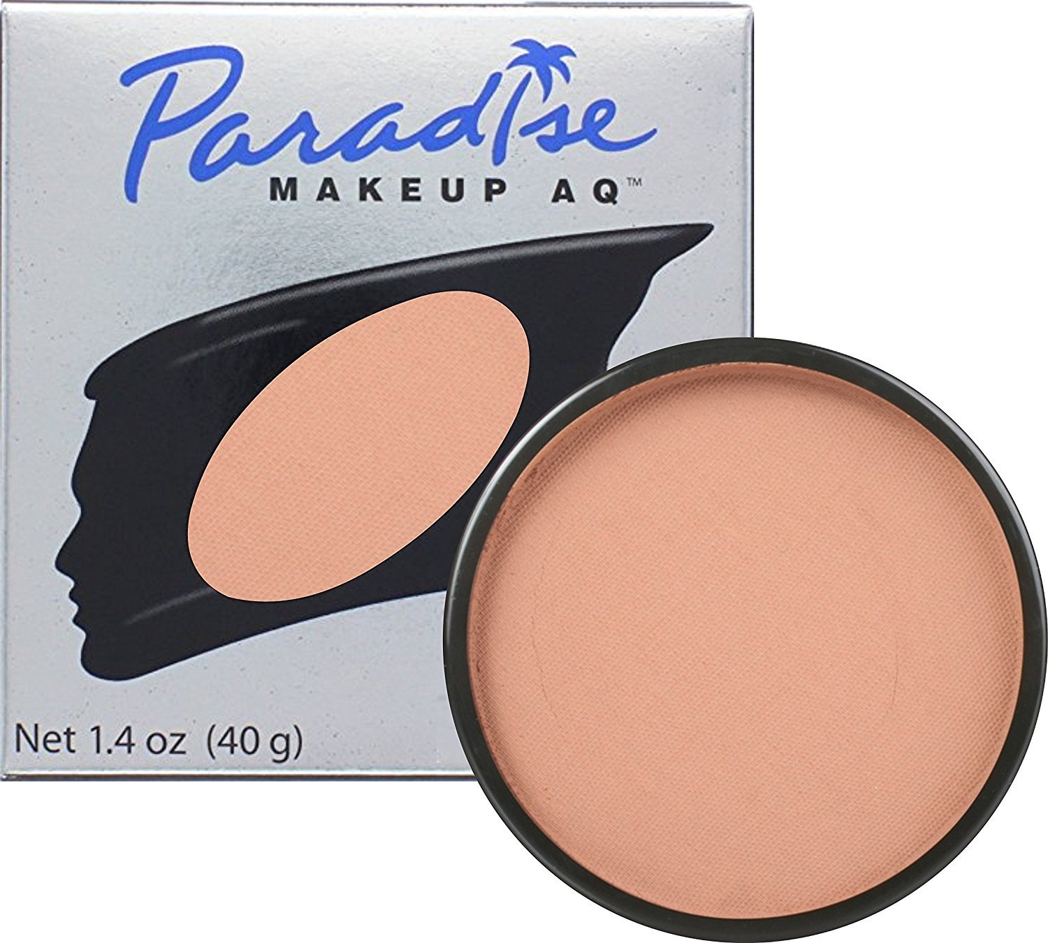 Mehron Makeup Paradise AQ Face & Body Paint, LIGHT BROWN: Pastel Series – 40gm