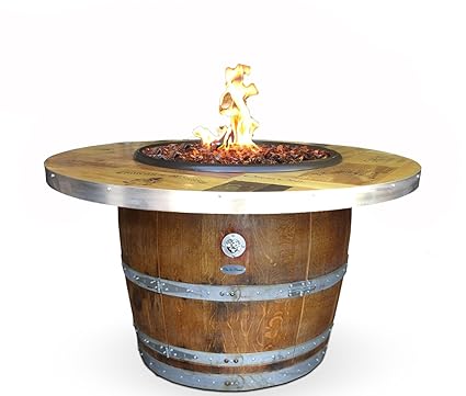 Amazon Com Authentic Wine Barrel Fire Pit Vintage Wine
