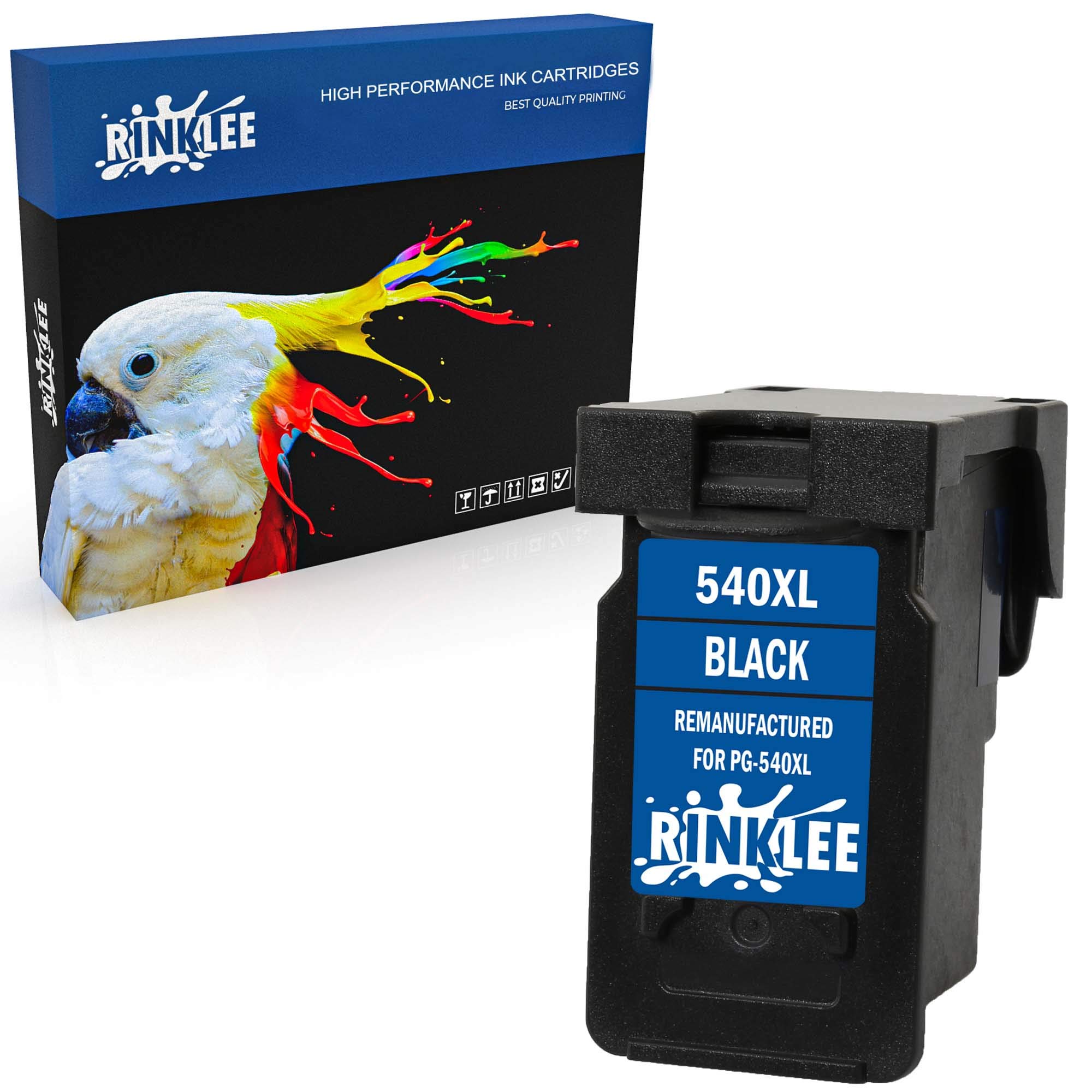 RINKLEE Remanufactured for Canon PG-540XL Ink Cartridge compatible with Canon Pixma MG3250 MG3550 MG4250 MG3150 MX395 MX535 MG3650 MG2250 MG2150 MX525 MX475 MX435 MX375 MG4150 | Black