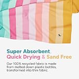 Dock & Bay Beach Towel Quick Dry Sand Free Large 160x90cm Coastal Candy view 3