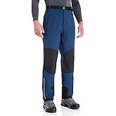 clothin Men's Insulated Pants Fleece Lined Snow Pants Softshell Water and Wind-Resistant