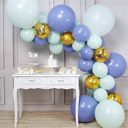 picture Pastel Blue And Green Balloons partywoo green and blue balloons 41 pcs mint green balloons dusty blue balloons gold confetti balloons pastel mint balloons baby balloons mint