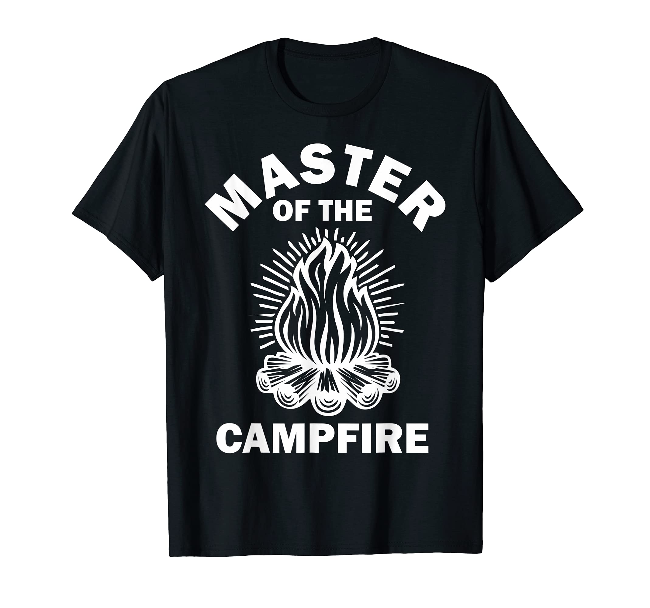 Camping Master Of The Campfire Funny Summer Vacation Hiking T-Shirt