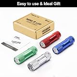 GEARLITE Small LED Torch 4 Pack 9 LED Portable Car Camping Pocket Flashlight view 8