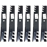 Copperhead Set of 6 Mulching Blades 18" X 5/8" - Compatible with: Scag A48108, 48108, 481707, 481711, 48185, 482467, 482878and More
