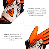SAWANS Football Goalkeeper Gloves Youth Kids Kids Size 2 Black Orange view 4