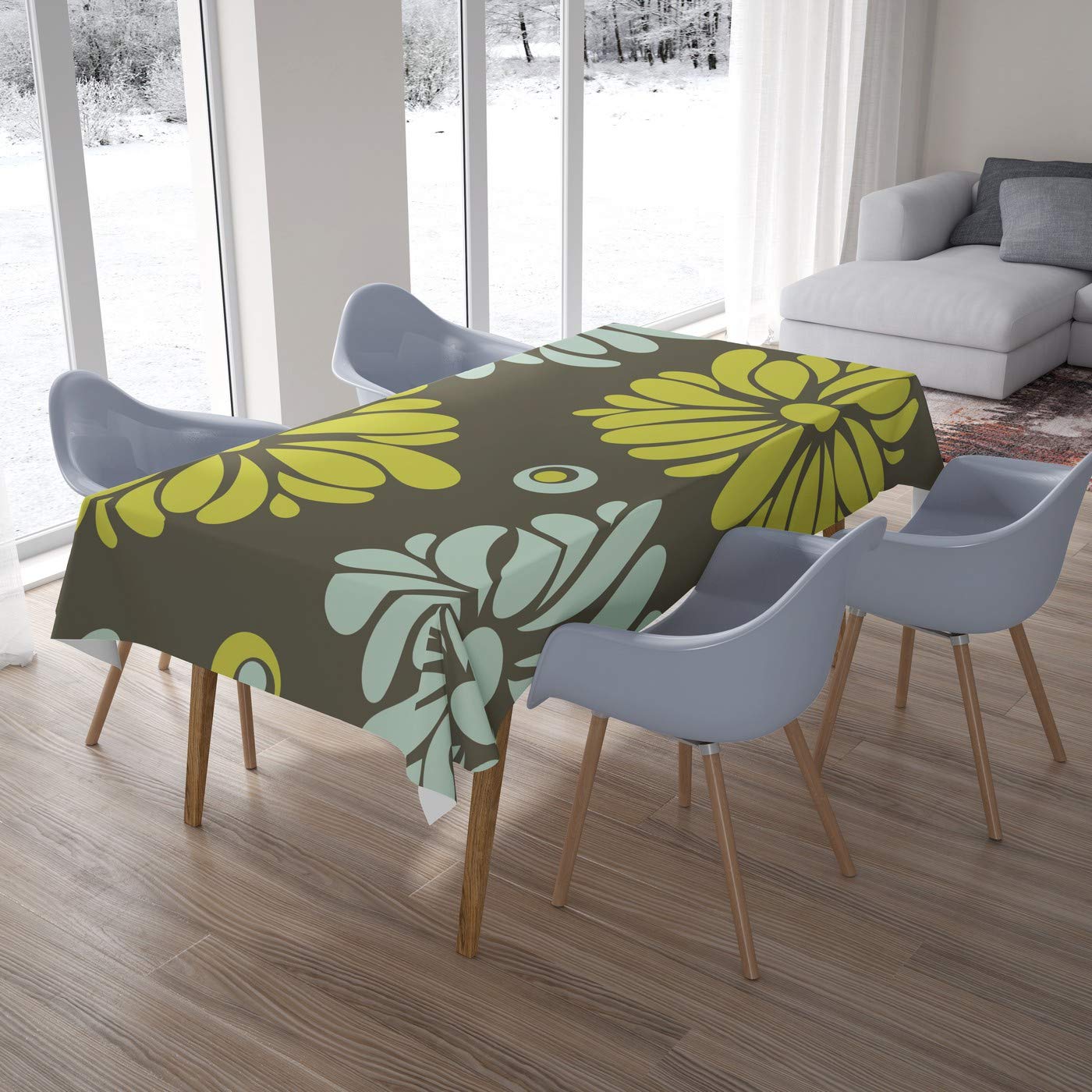 Bonamaison Kitchen Decoration, Tablecloth, 140cm x 200cm - Designed and Manufactured in Turkey