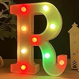 ENSHUI Colorful Light Up Letters Marquee Letter