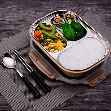 FGSDVZ Lunchboxes Fiambrera De Acero Inoxidable Recipiente ...