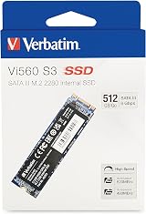 Verbatim Vi560 S3 M.2 512GB Internal SSD SATA III 3D NAND 560MB/s Blue view 5