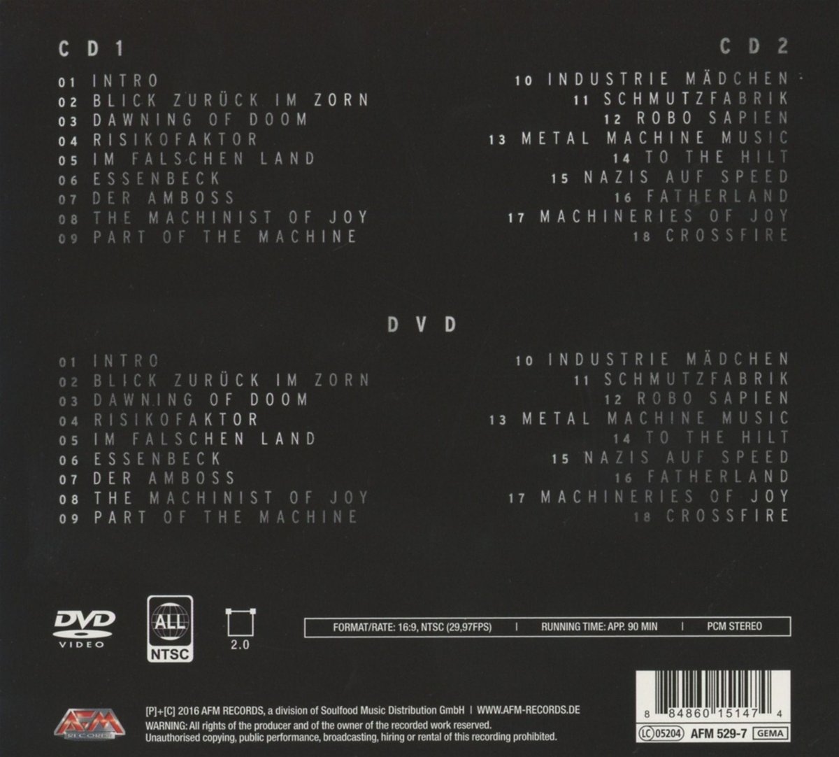 Die Krupps Live Im Schatten Der Ringe Amazon Com Music