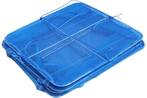 NULYLU Foldable Mesh Drying Rack with Breathable Nylon Net Vegetable and Fish Hanging Net for Indoor
