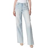 Jessica Simpson Womens Relaxed Wide Straight Leg High Rise Jean Standard