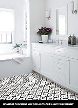 FloorPops Comet Peel & Stick Floor Tiles 12 x 12 Blacks Set of 10 view 4