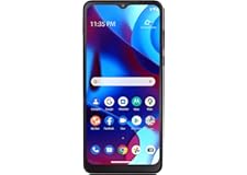 TracFone Moto g Pure (2021), 32GB, Blue - Prepaid Smartphone (Locked/Renewed)