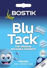 Bostik Blu Tack Handy Size Multipurpose Reusable Adhesive Blue