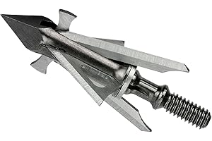 Muzzy Trocar HBX Hybrid 4 Blade Crossbow Broadhead, 100 Grain