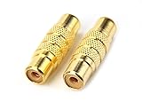 Devinal RCA Coupler, RCA Female to RCA Female