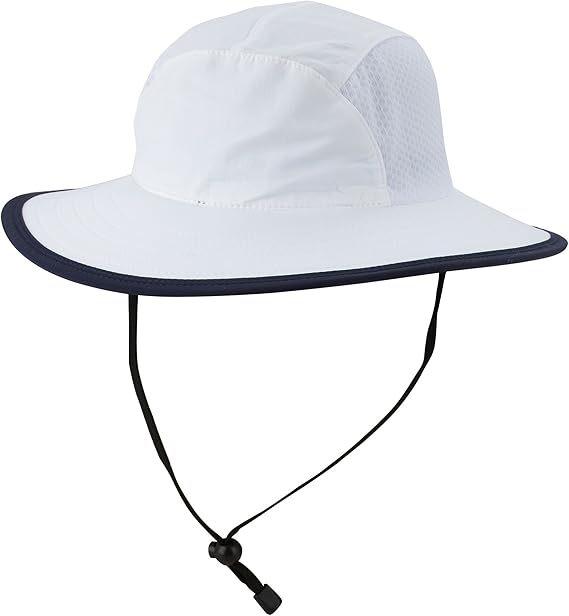 Imperial Seabird Sport Bucket Hat, White/Navy, Sized