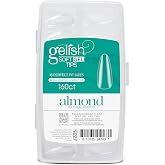 Gelish Soft Gel&trade; Tips &ndash; Professional Quality Press on Nails Extension for Strong, Long-Lasting Manicures &ndash; Easy Application, Natural Look, Pre-shaped False Nail