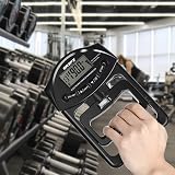 GRIPX Digital Hand Dynamometer Grip Strength Meter 198lbs 90Kgs Black view 8