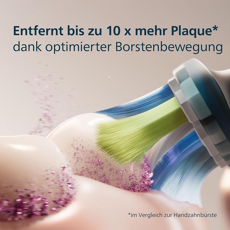 Sonicare C3 Premium Plaque Defense, Original Ersatzbürstenköpfe, Schwarz, 2er-Pack, HX9042/88