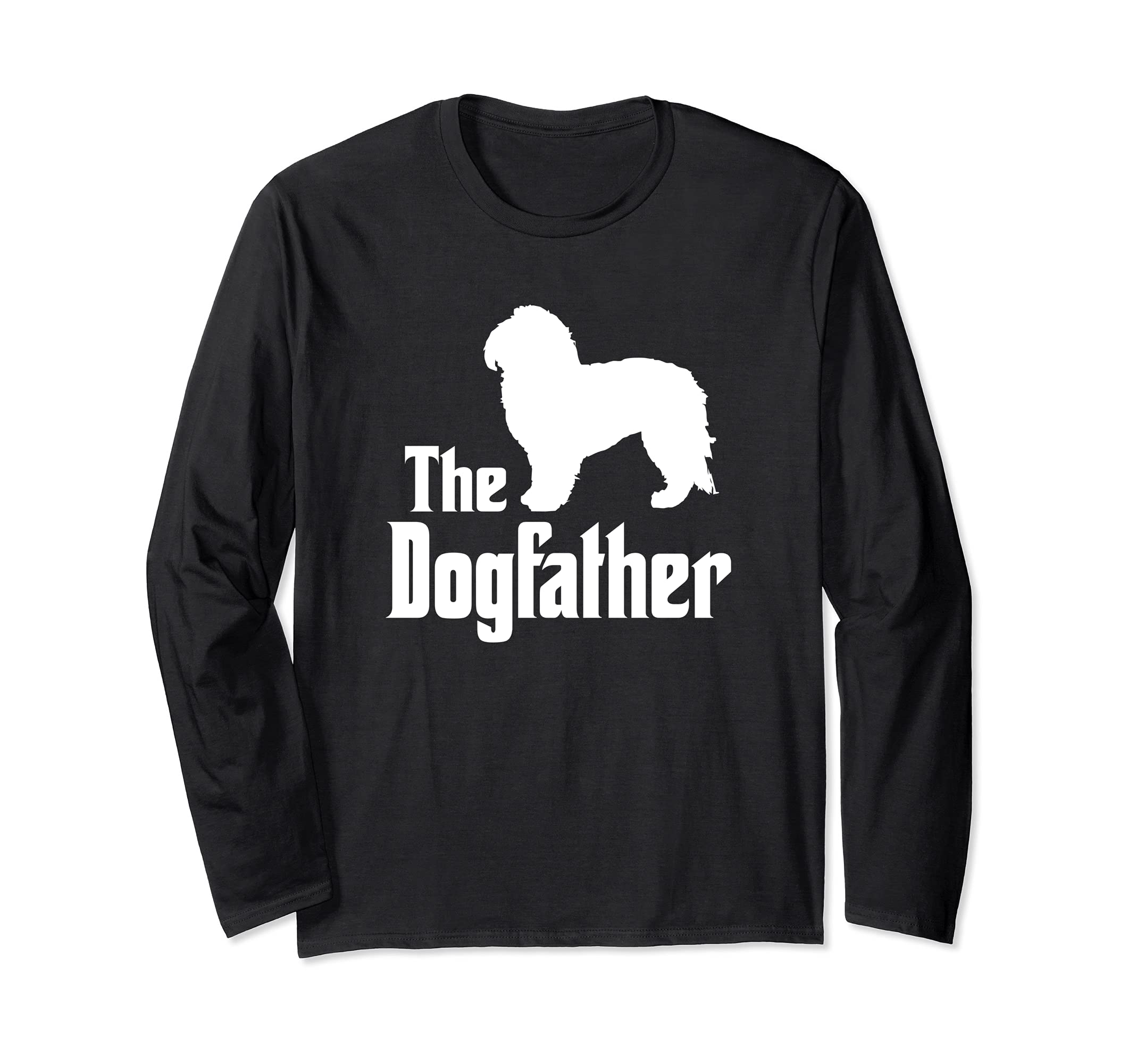 The Dogfather - funny dog gift, funny Maltese Long Sleeve T-Shirt