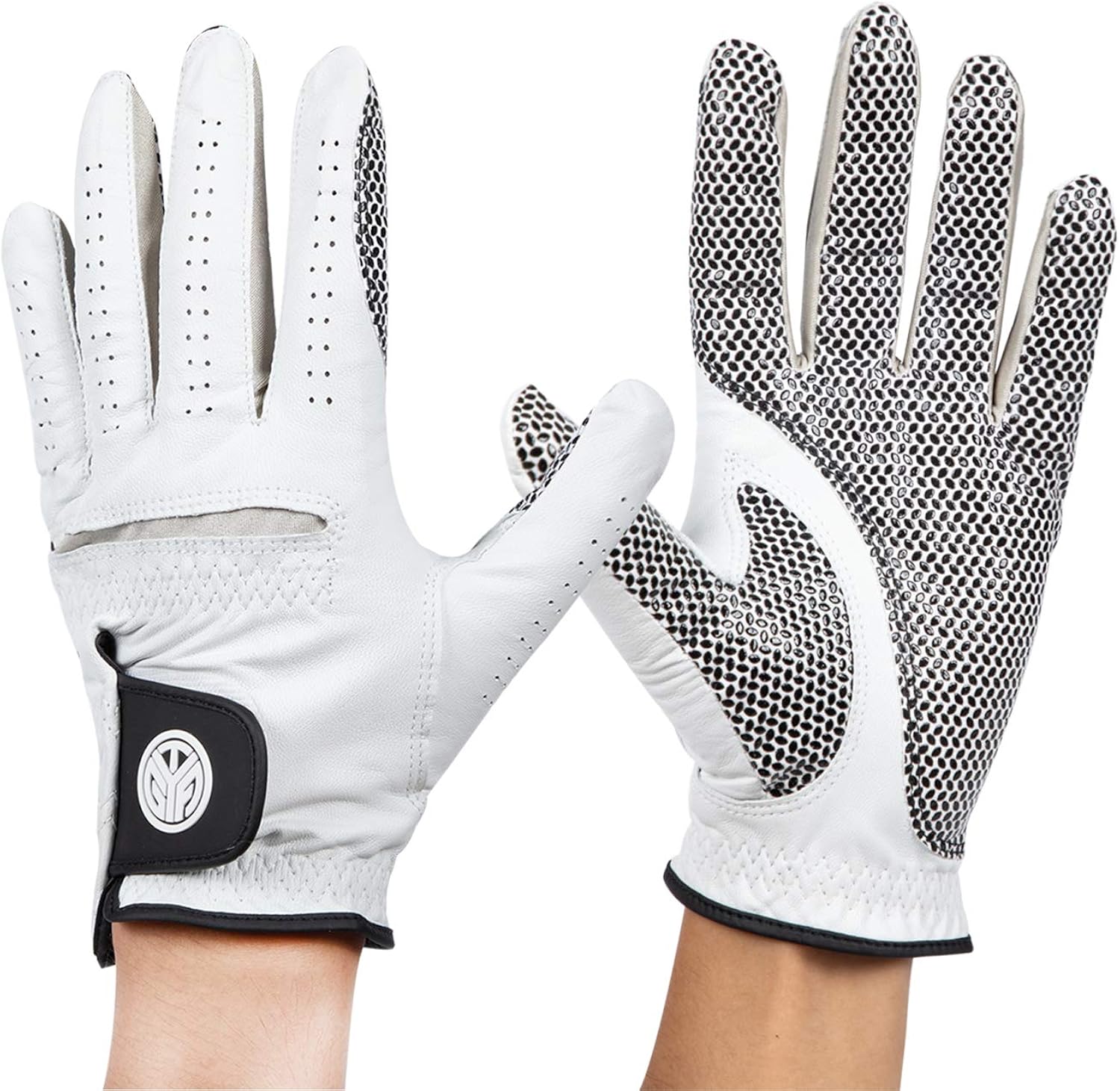 Golf Gloves Men Left Hand Non Slip Cabretta Leather Golf