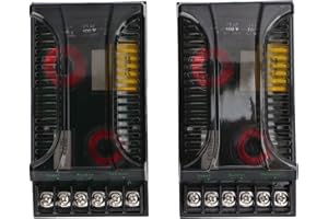 Headerbs 2 Way Car Audio Crossover, 2 Pack Speaker Tweeter Passive Crossover Divider with Overcurrent, 300 Watts, HEADERBSQY7SGW1CHK