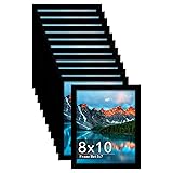 Picrit 8x10 Picture Frame Set of 12, Display 5x7