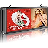 P10 Outdoor Full Color Programmable Double Sides LED Signs 39"x 14" with WIFI,Programmable Scrolling LED Display,Texts and Image Display for led Advertising Sign Board (Double sides)
