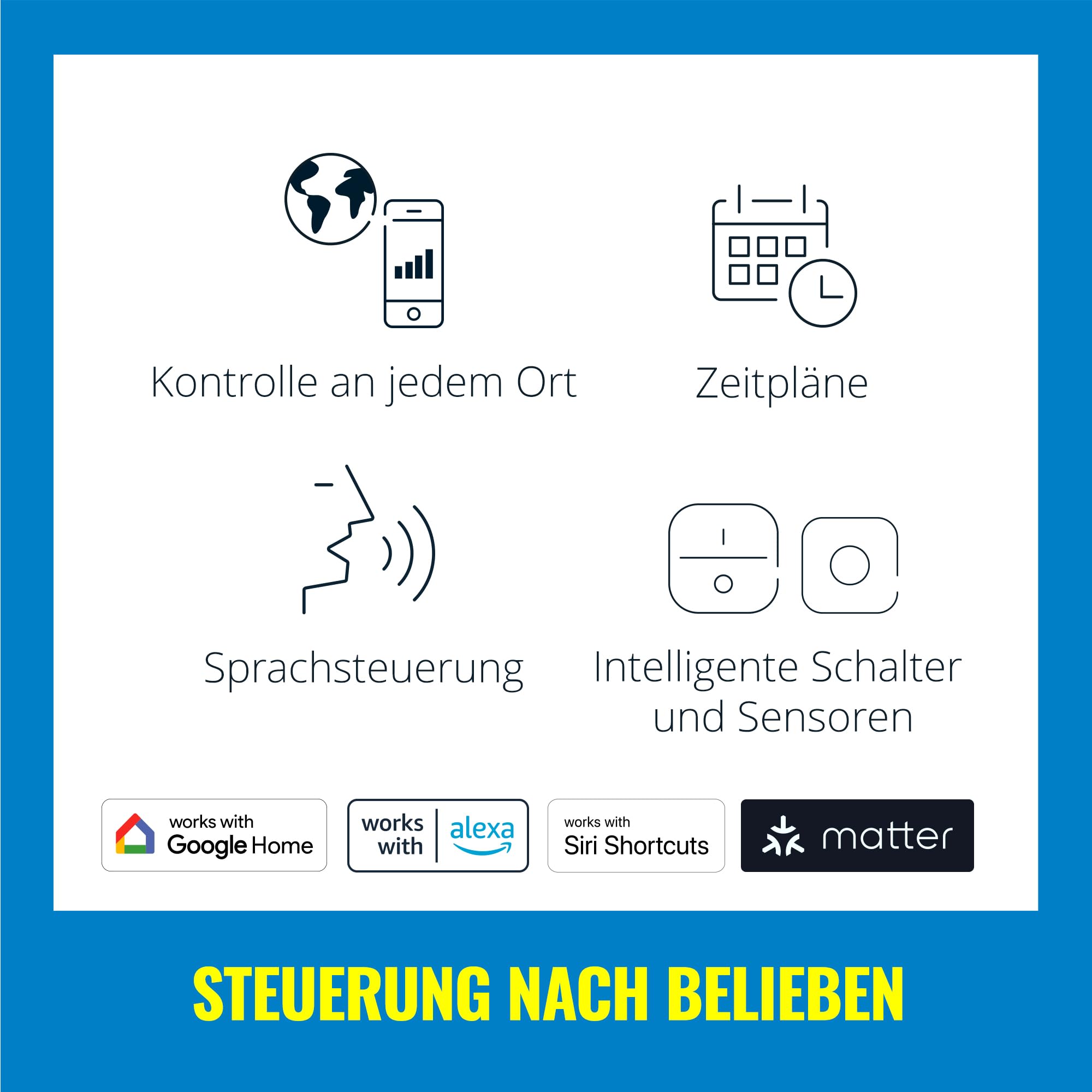 WiZ SMART FLEX STRIP - 3 m, 16 Millionen Farben + Weißschattierungen, dynamische Lichtszenen, verbindet sich mit Ihrem WLAN, Sprach- / App-Steuerung, funktioniert mit Google Home, Alexa und HomeKit. 9