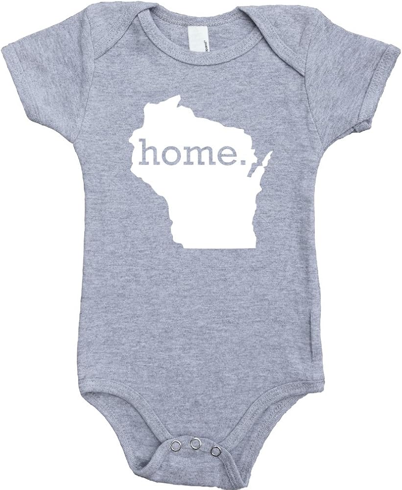 Homeland Tees Wisconsin Home Baby Bodysuit