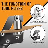 TOWOT Grommet Eyelet Punch Kit 500x 10mm Eyelets Handheld Press Tool view 2