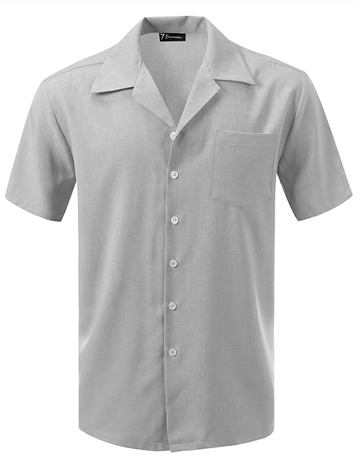 1950s Mens Shirts Bowling Shirts, Retro Knit Polos