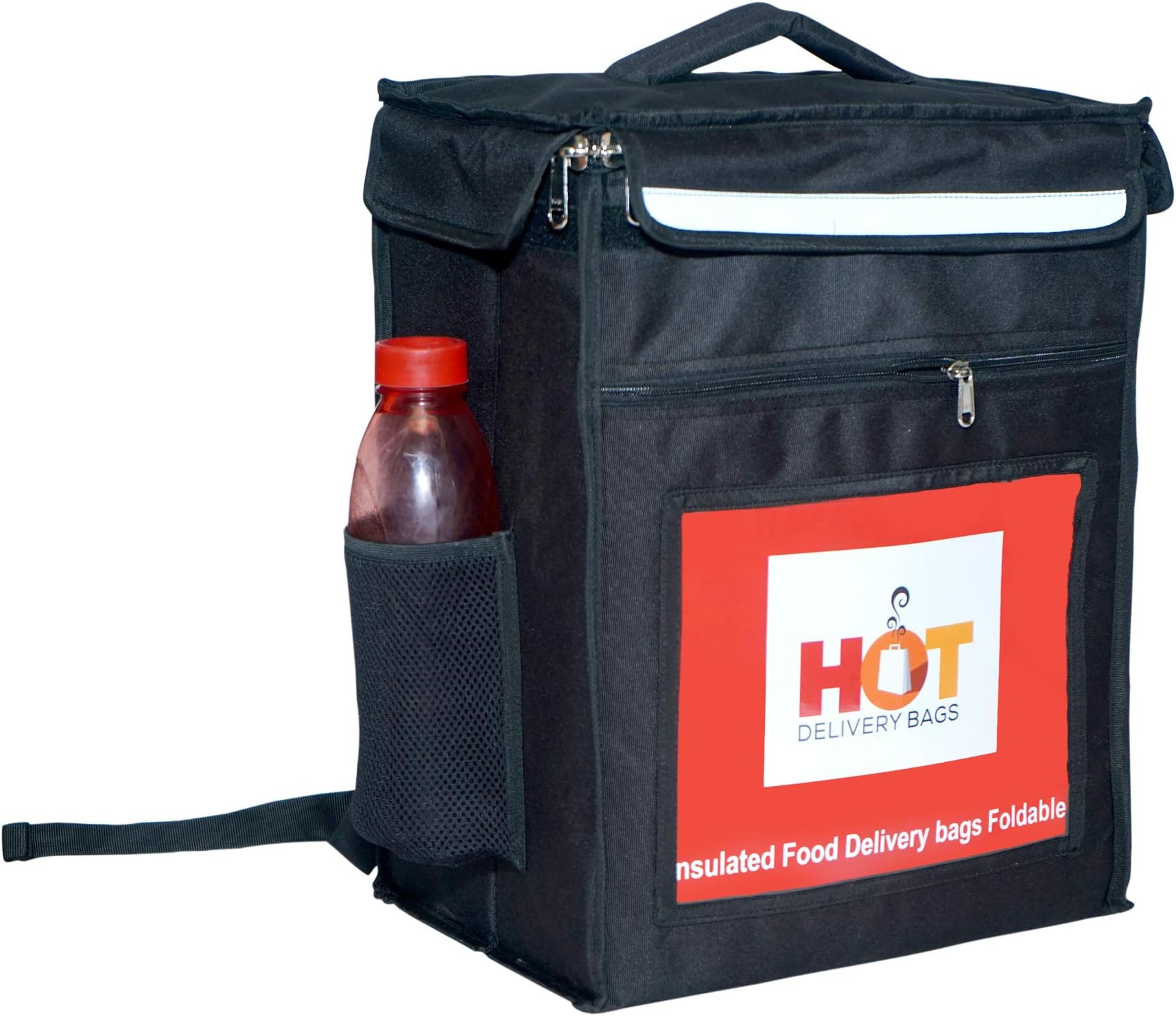 HOT DELIVERY Bag for Classic Activa Insulated Food Delivery Bag - Black (OS) | 45 liters (14 X 10 X 18 inch) | Can be Used for Small Meals, Pizza Box and Salad Trays Delivery