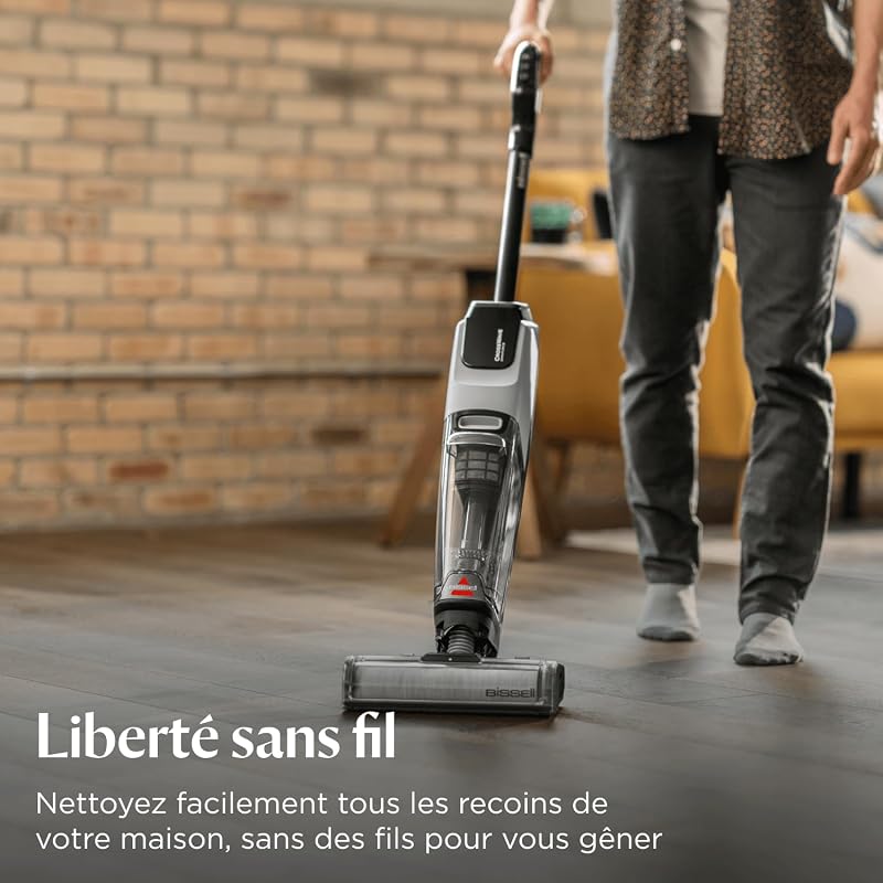 CrossWave OmniForce Aspirateur Balai Laveur sans Fil 3912N