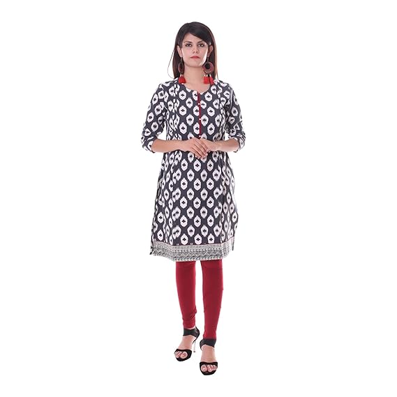 Women's Cotton Feeding Kurti_Multicolor_B71_Medium