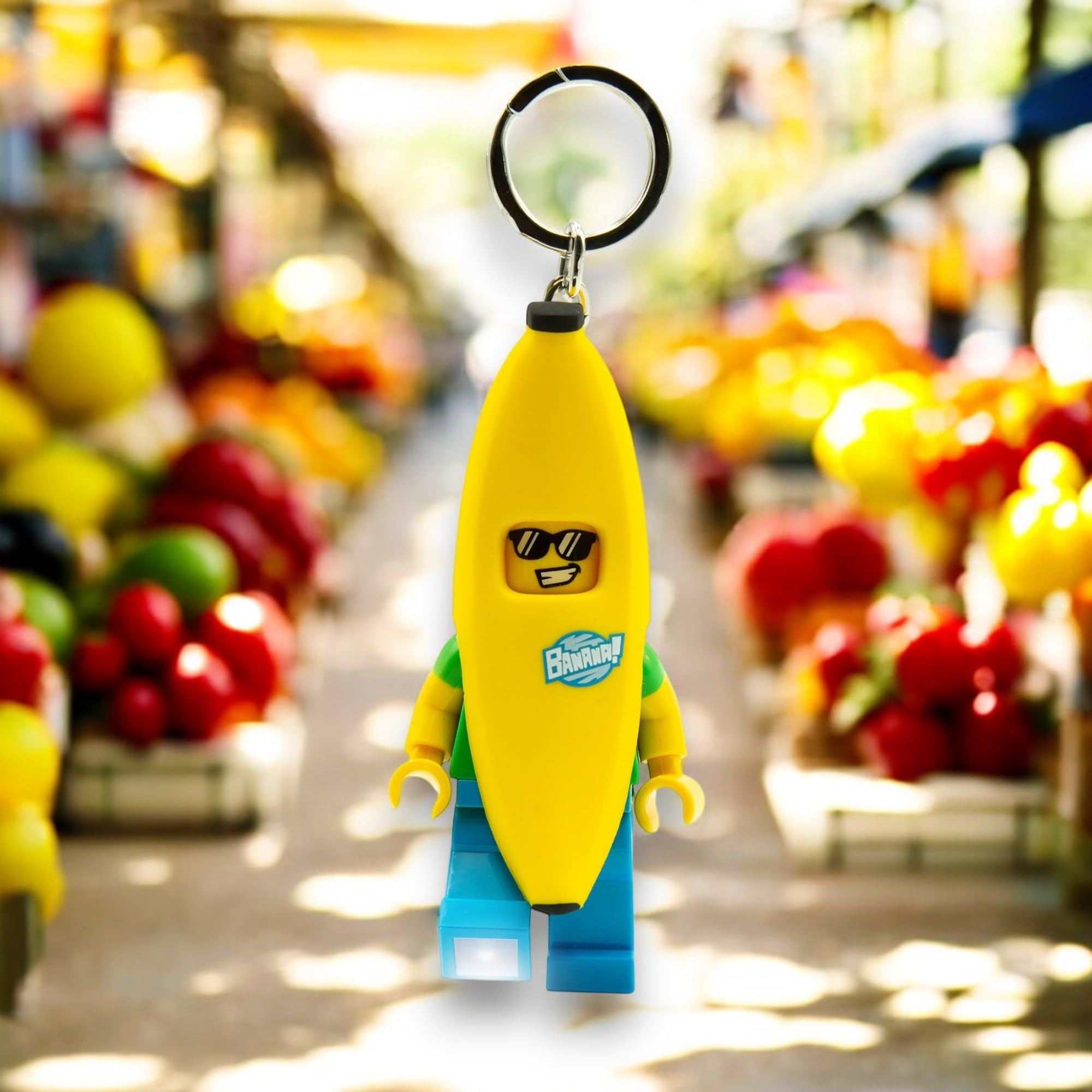 LEGO Minifigures Large 3 Inch Tall Figure Keychain Light - Banana Guy (KE118H)