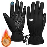 ihuan Kids Winter Waterproof Ski Gloves, Snowboarding Touchscreen Cycling Gloves for Boys Girls As Stocking Stuffers
