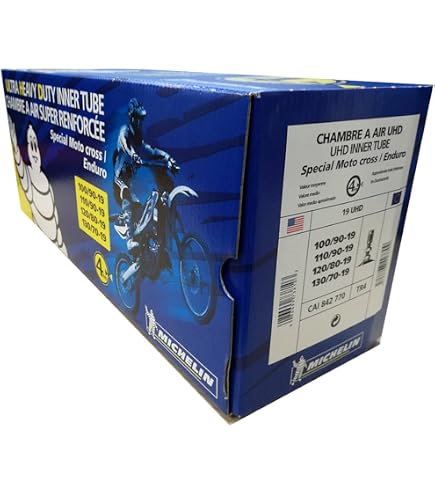 Michelin 83372 Motorcycle Inner Tube - 130/70-19 TR4 Valve, Dirt Bike & MX Use - View #11