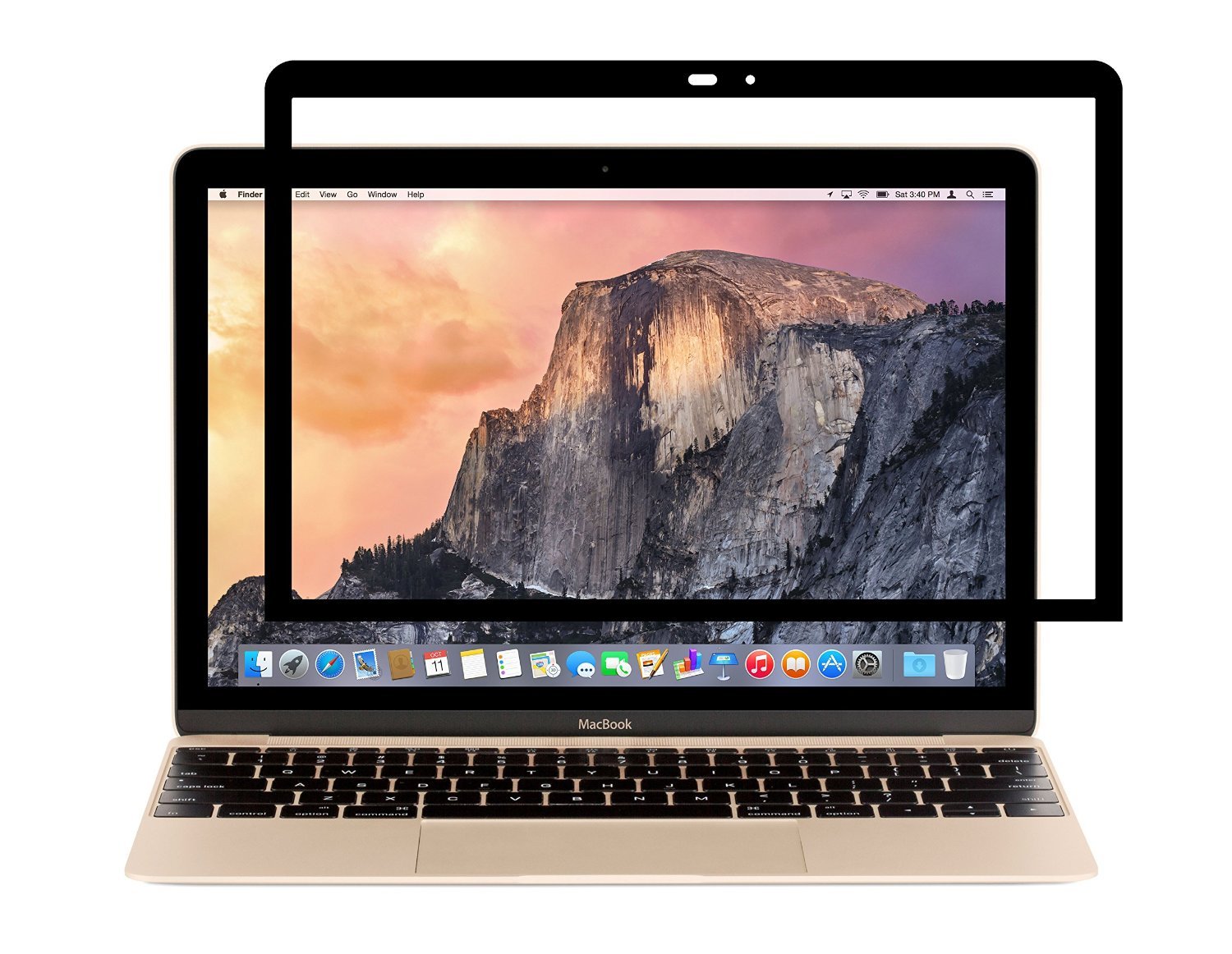 Saco Ultra Clear Bubble Free Easy Install Screen Guard for Apple