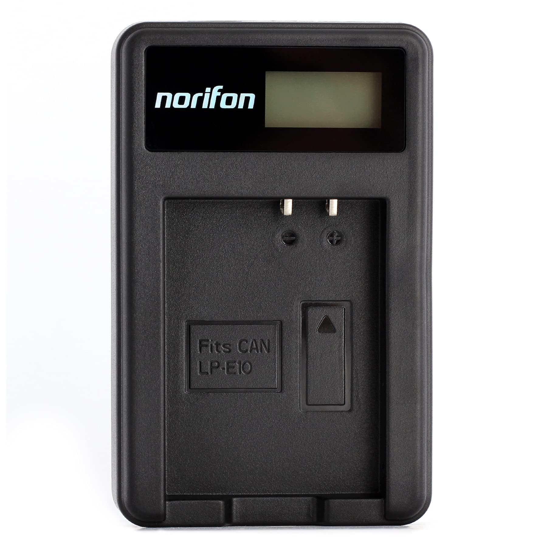 Norifon LP-E10 LCD USB Charger for Canon EOS 1100D, EOS 1200D, EOS Kiss X50, EOS Rebel T3 Camera and More