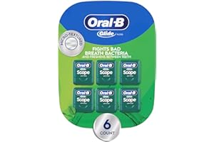 Oral-B Glide Dental Floss, Scope Flavor, 40m (Pack of 6)