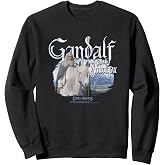 LOTR Gandalf &amp; Shadowfax Fantasy Movie Sweatshirt