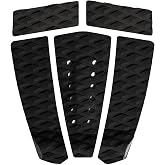 Abahub 3-Piece EVA Surfboard Traction Pad, Deck Pad with Kicker for Boards | Traction Pads Surfboard,Surf Pads,Stomp Pad Surf,Surfboard Grip Pad,Black/Blue/Green/Gray/Orange/Pink/White/Wine Red