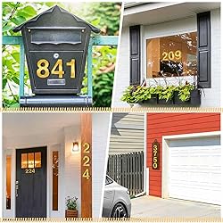 Ranslen 10 Pieces 4 Inch High House Numbers