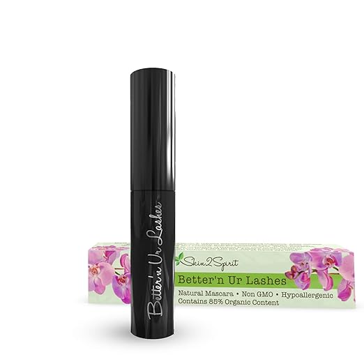 Betterân Ur Lashes Organic Mascara (BLACK) | 100% Natural | Made w Certified Organic Ingredients | Non GMO | Hypoallergenic for Sensitive Eyes | Length & Volume | Vegan | Cruelty Free | Gluten Free best waterproof mascara